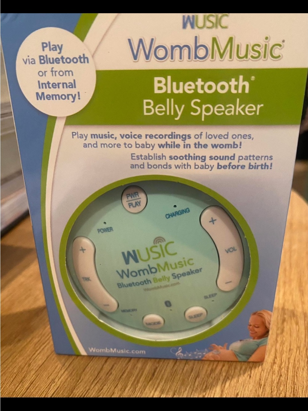 Bluetooth Belly Speaker - Mint Green
